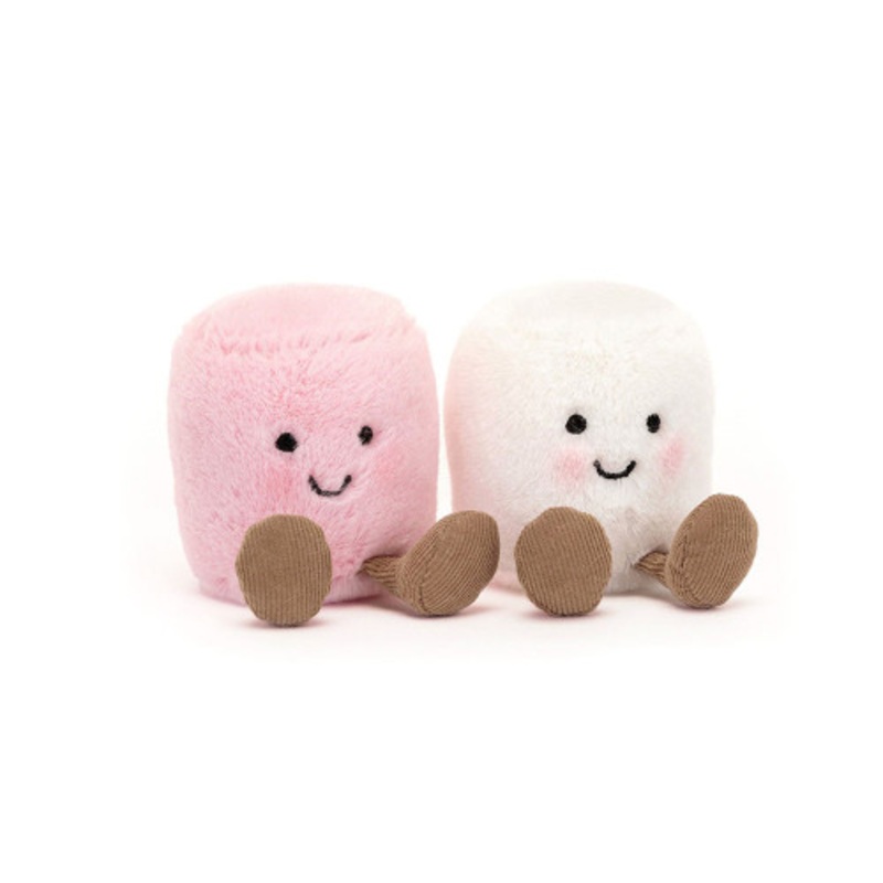 "Jellycat - Amuseables Pink and White Marshmallows"