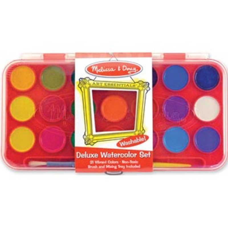 "Melissa & Doug - Deluxe Watercolour Paint Set - 21 colours"