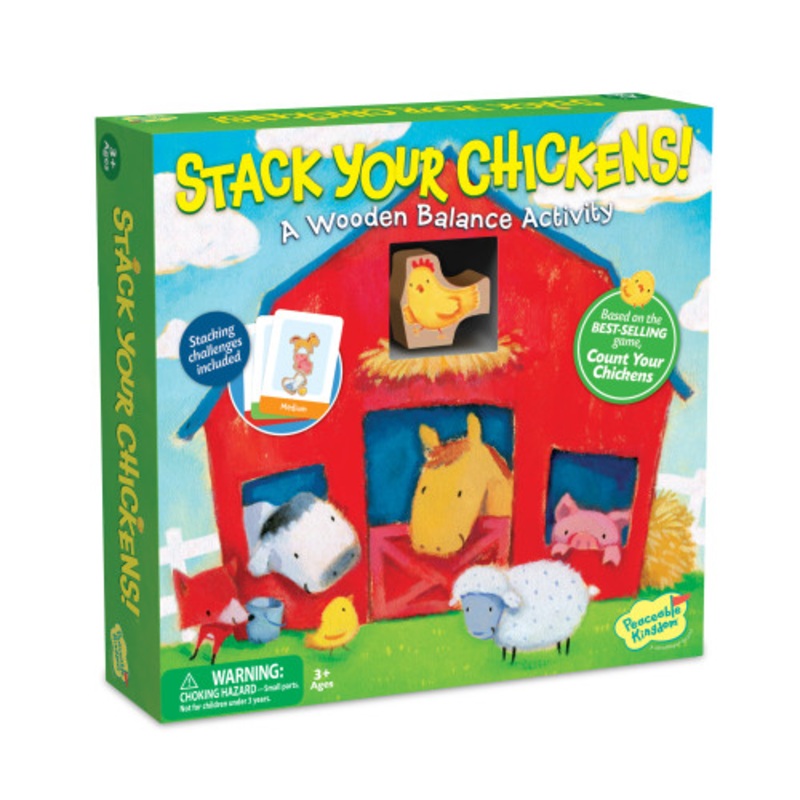 "Peaceable Kingdom - Stack Your Chickens"