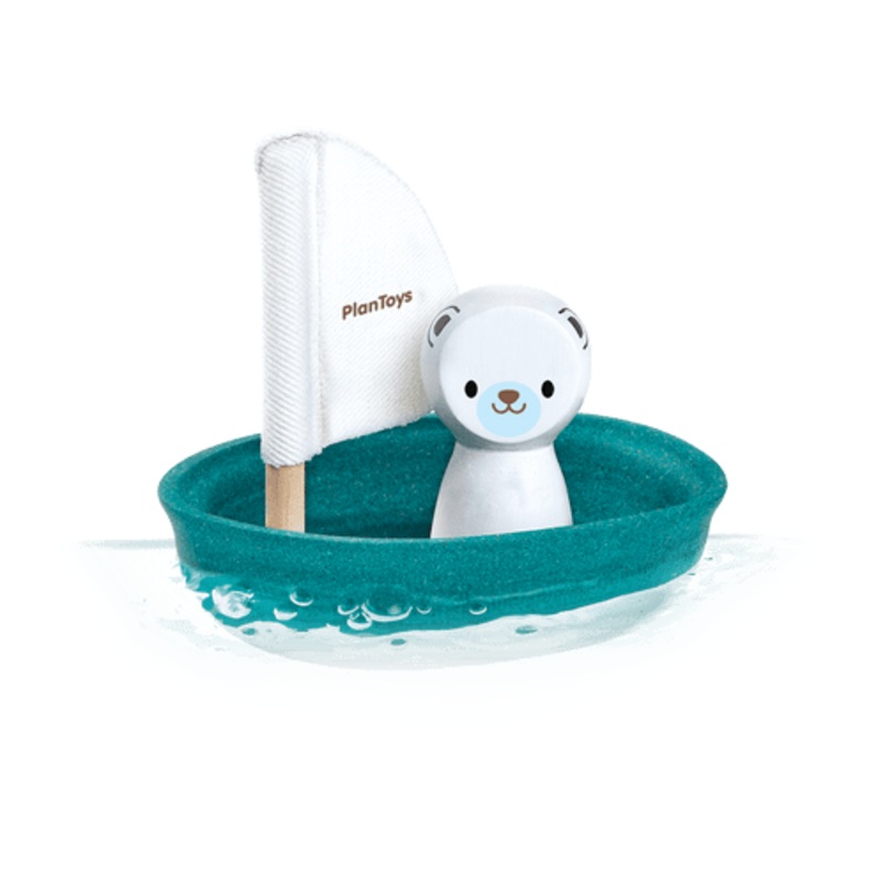 "PlanToys - Sailing Boat - Polar Bear 12m+"