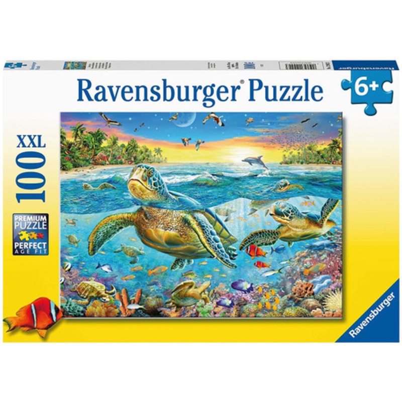 "Ravensburger 100pc - Swim With Sea Turtles Puzzle"