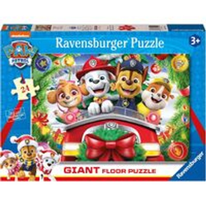 "Ravensburger  24pc - Paw Patrol Christmas Giant Floor Puzzle"