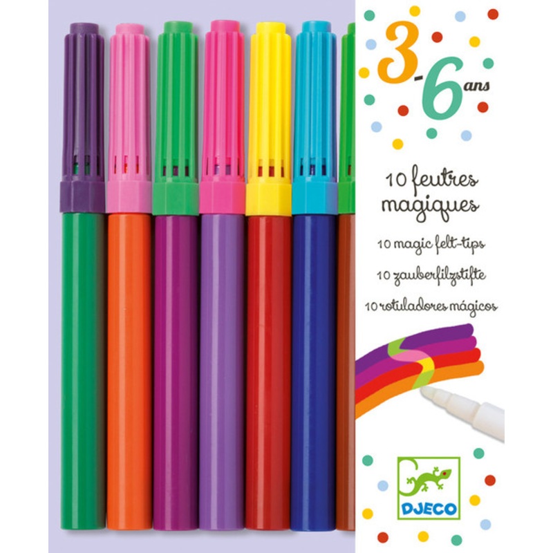 "Djeco - 10 Magic Felt Tips"