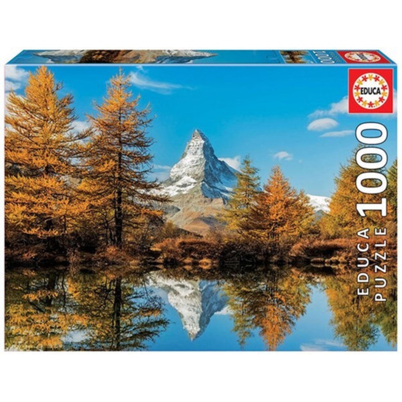 "Educa 1000pc - Matterhorn Mountain in Autumn Puzzle"