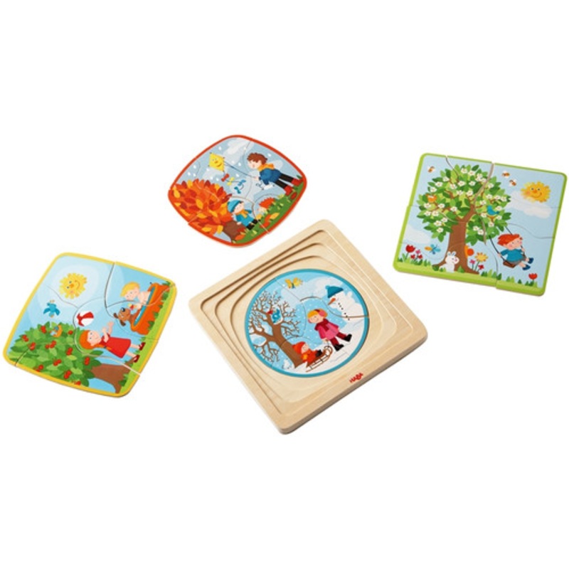 "Haba - 4 Layers Puzzle Seasons"