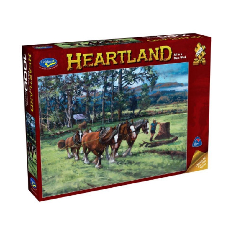 "Holdson 1000pc - Heartland - All In A Days Work Puzzle"