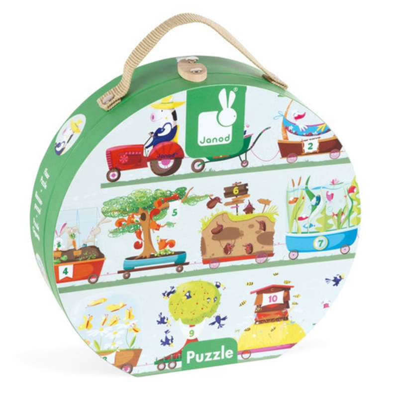 "Janod Hat Box Puzzle - Giant Numbers"