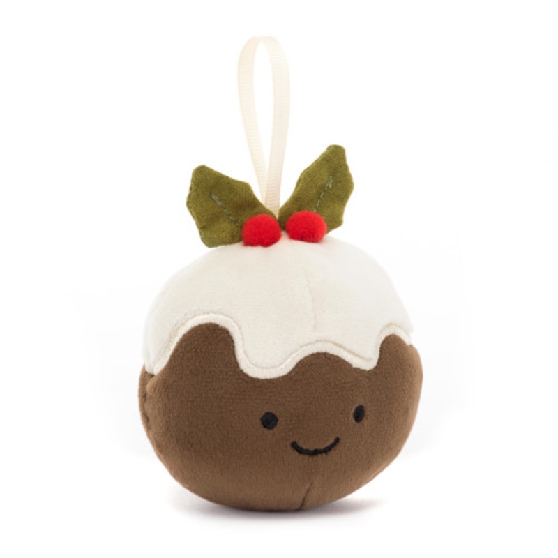 "Jellycat - Festive Folly Christmas Pudding"