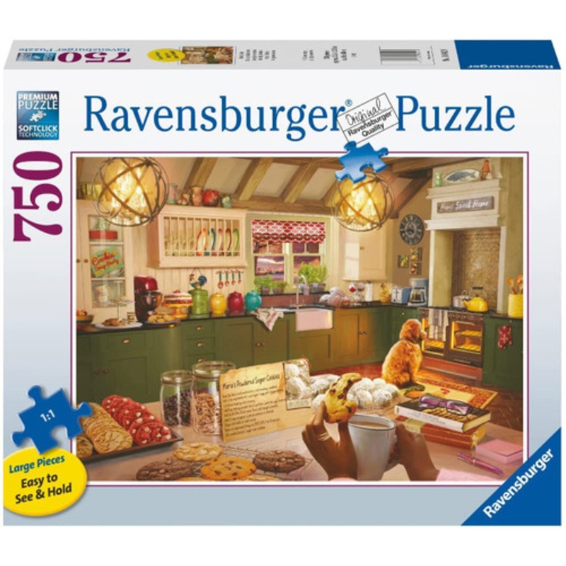 "Ravensburger 750pc - Cosy Kitchen Large Format Puzzle"