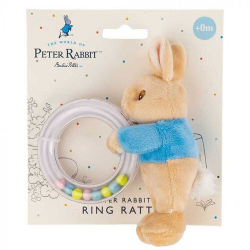 "Beatrix Potter -  Peter Rabbit Ring Rattle"