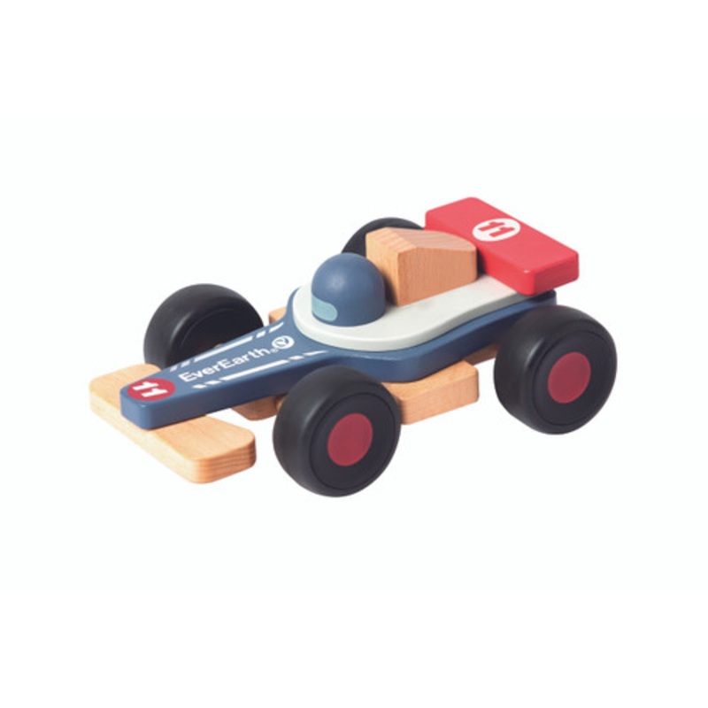 "Everearth - Wooden Racing Car"