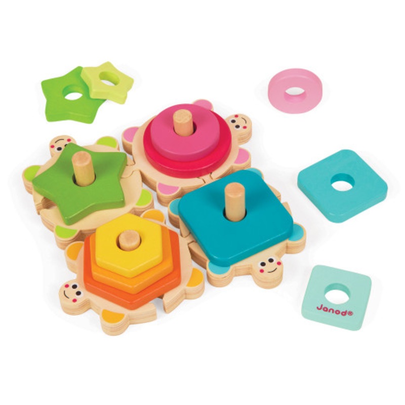 "Janod - Turtles Stacking Puzzle"