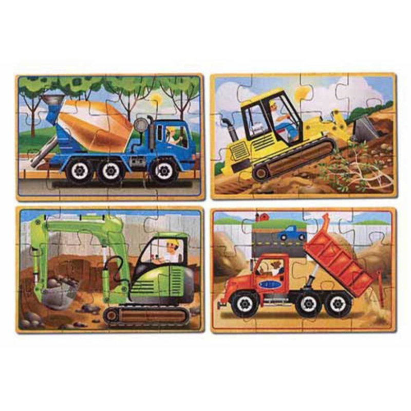 "Melissa & Doug - Construction Puzzles in a Box"