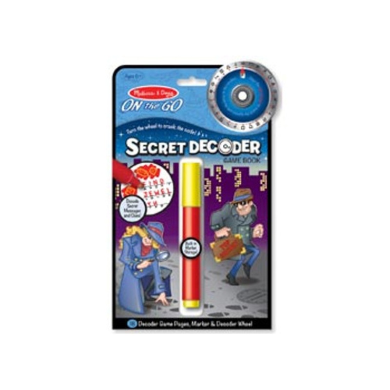 "Melissa & Doug- On the Go- Secret Decoder - Game Book"