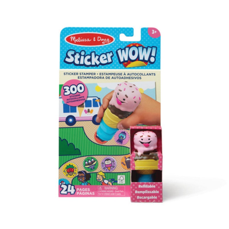 "Melissa & Doug - Sticker WOW! Activity Pad Set - Ice Cream"