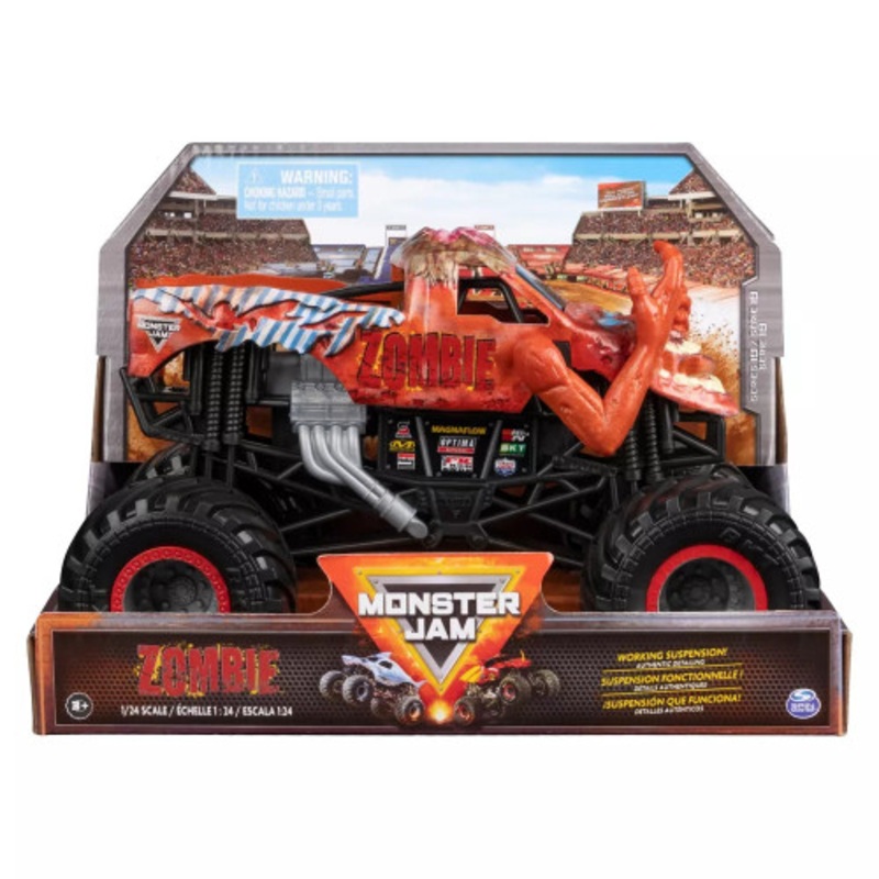 "Monster Jam 1:24 Diecast Trucks - Zombie"