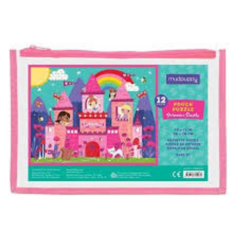 "Mudpuppy 12 Piece Pouch Puzzle - Princess Castle"