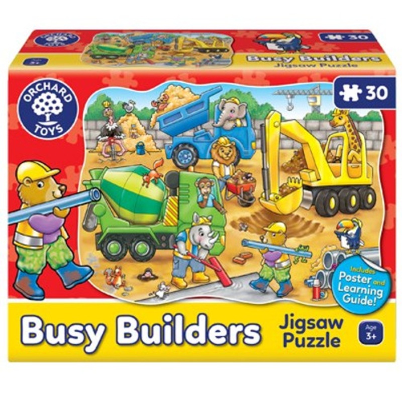 "Orchard Toys - Busy Builders Jigsaw Puzzle 30pc"
