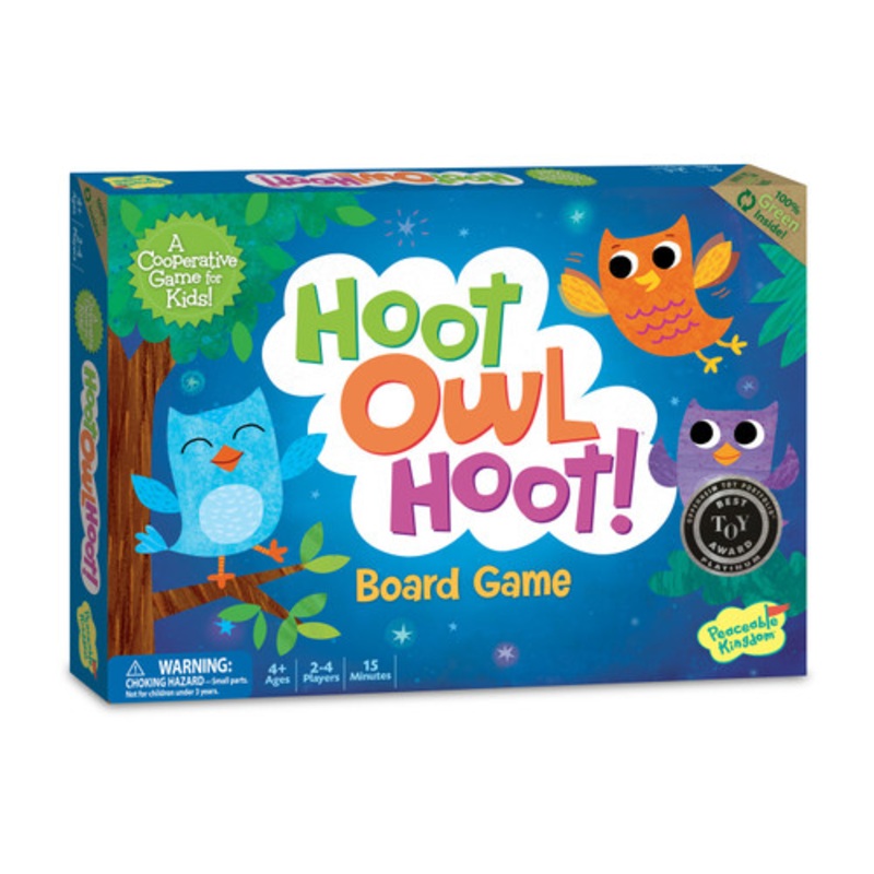 "Peaceable Kingdom- Hoot Owl Hoot! Cooperative Board Game"