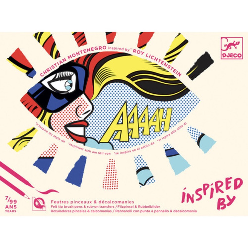 "Djeco - Inspired By Roy Lichtenstein - Superheroes"