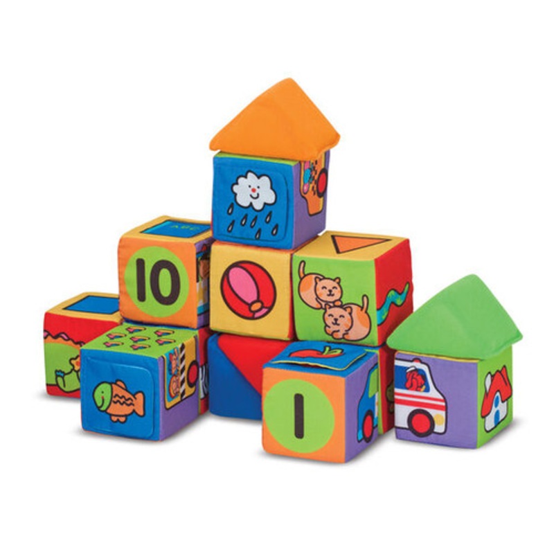 "Melissa & Doug - K's Kids - Match & Build Soft Blocks"
