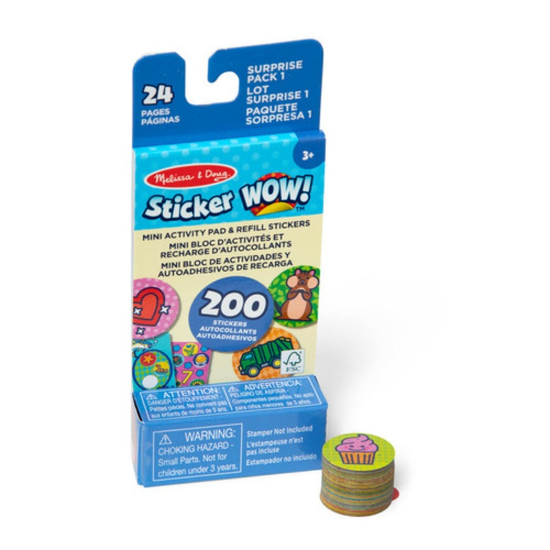 "Melissa & Doug - Sticker WOW! Refill Stickers - Surprise Pack"