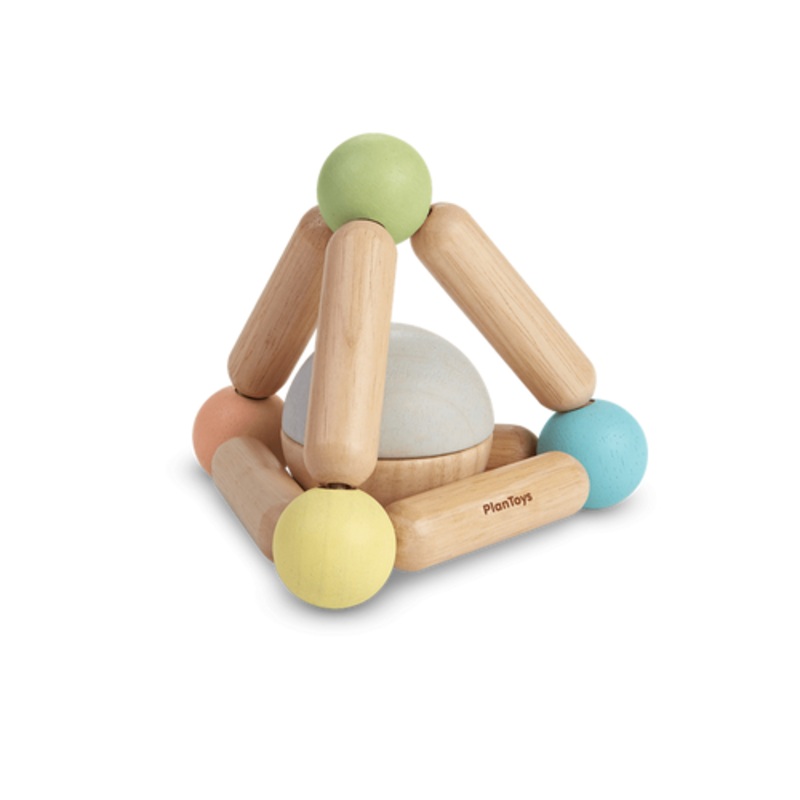 "PlanToys - Triangle Clutching Toy - Pastel"