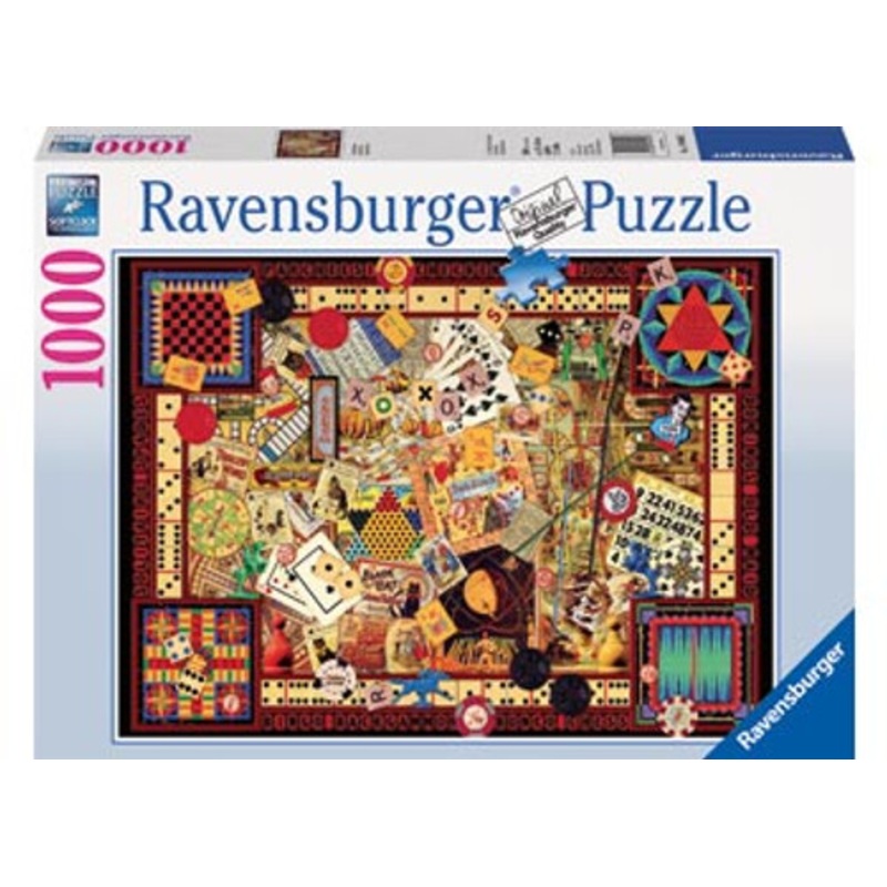 "Ravensburger 1000pc - Vintage Games Puzzle"