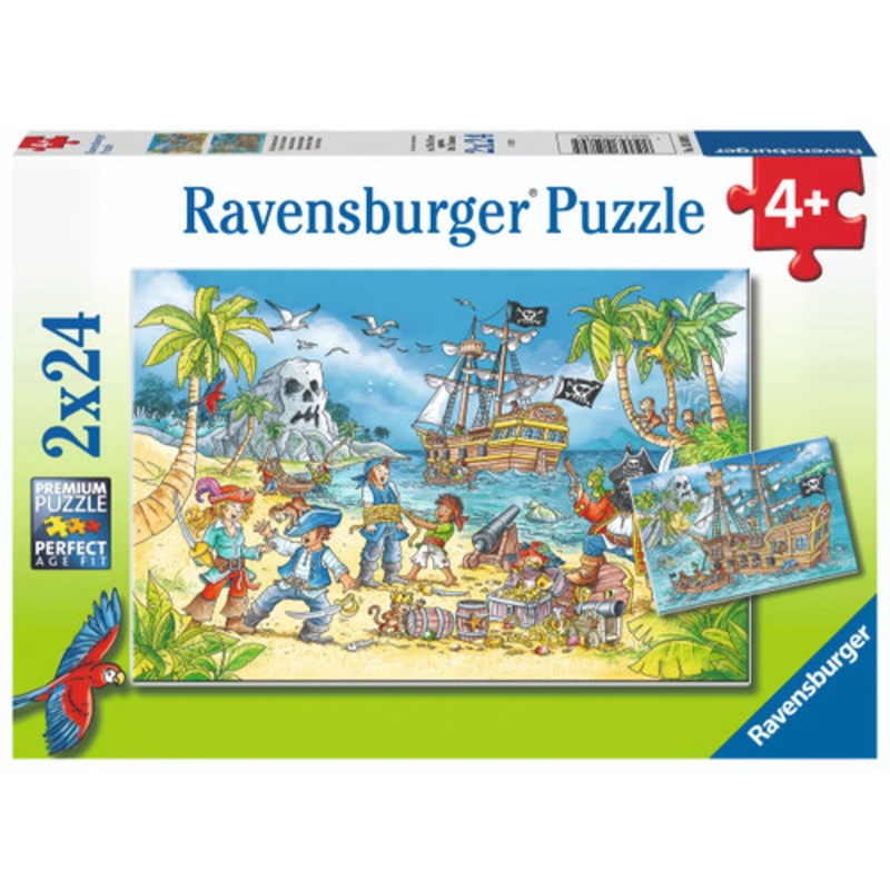 "Ravensburger 2x24pc- Adventure Island Puzzle"