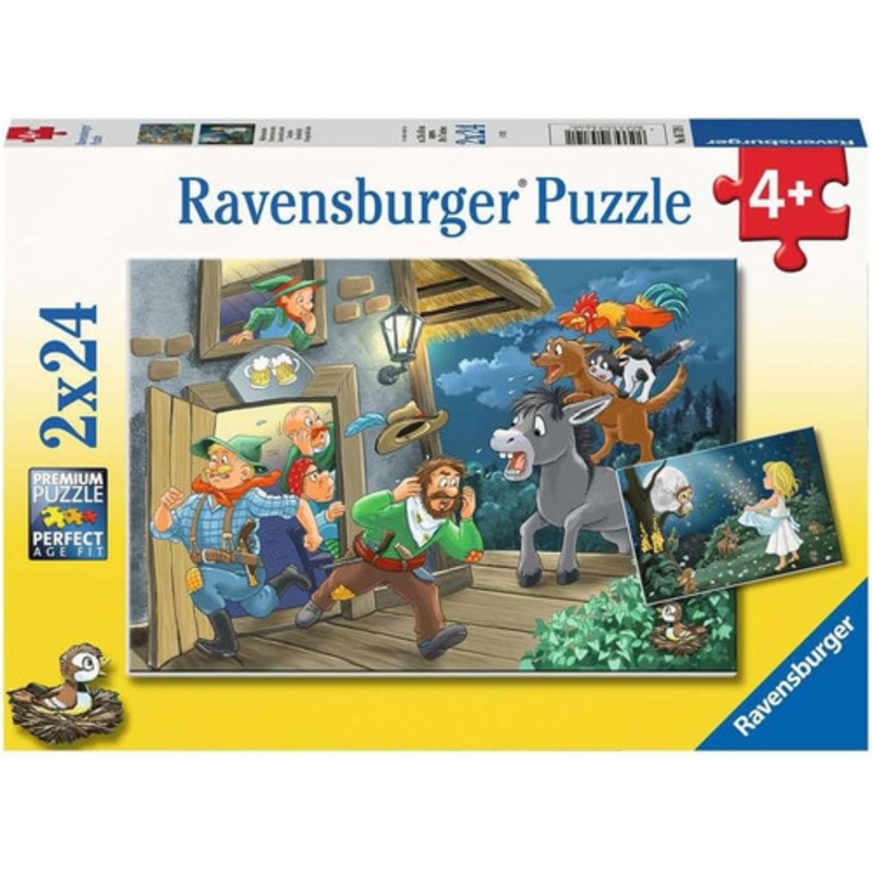 "Ravensburger 2x24pc - Fairytale Hour Puzzle"
