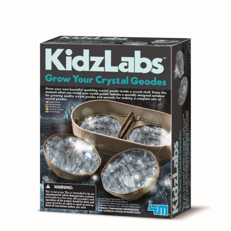 "4M - KidzLabs - Crystal Geode Growing Kit"