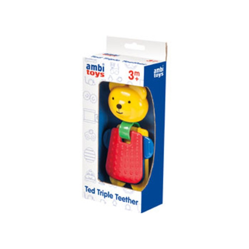"Ambi Toys - Ted Triple Teether"