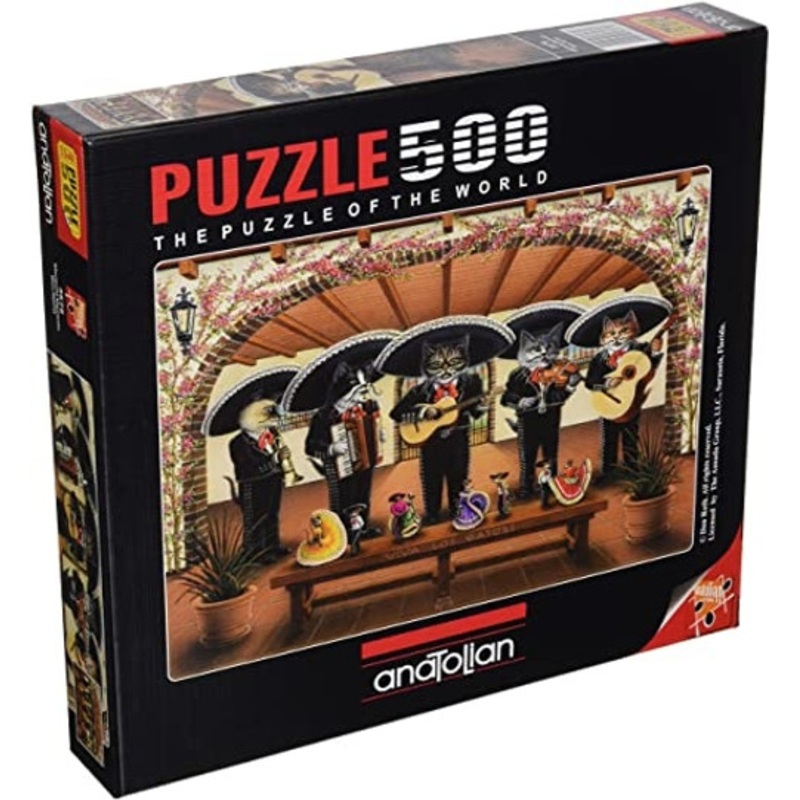 "Anatolian 500pc - Mariachi Meowsic Puzzle"