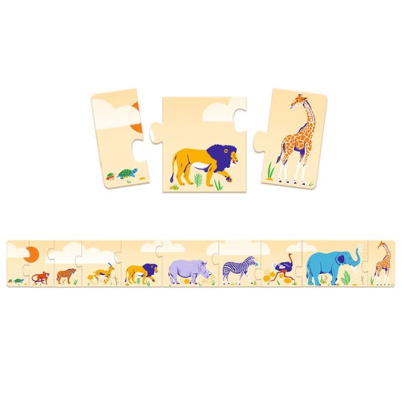 "Djeco - Small & Big Animals 10pc Puzzle"