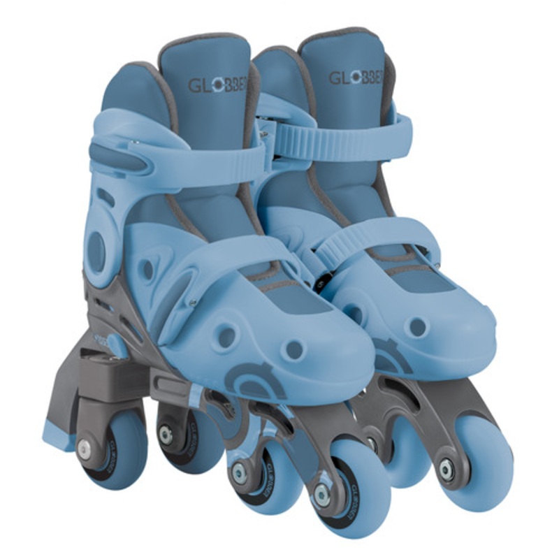 "Globber Learning Inline Skates 2in1 - Ash Blue"