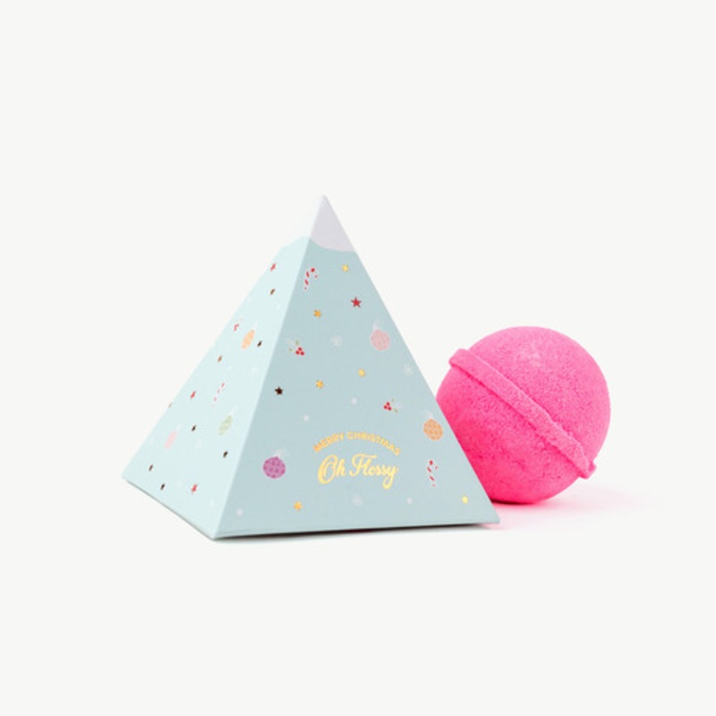 "Oh Flossy Christmas Tree Bath Bomb"