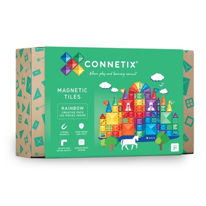 "Connetix - Rainbow Creative Pack 102pc"