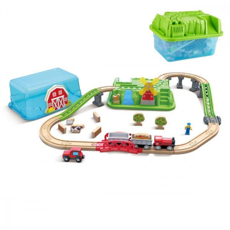 "Hape Rail - Countryside Bucket Set"