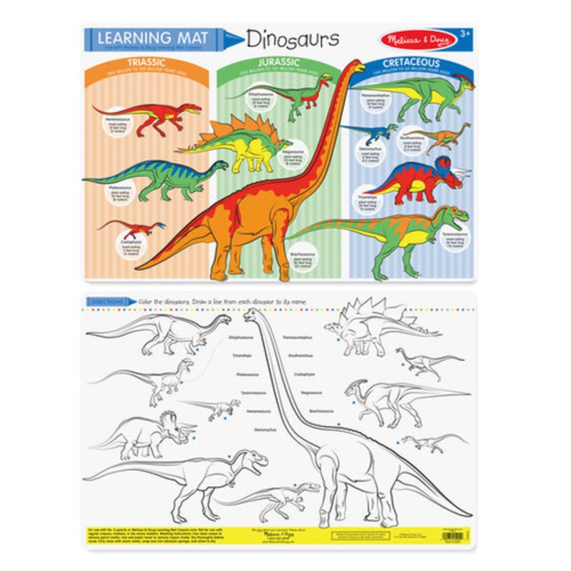"Melissa & Doug - Dinosaurs Write-A-Mat"