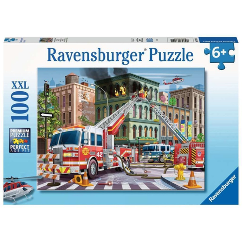 "Ravensburger 100pc - Fire Truck Rescue Puzzle"