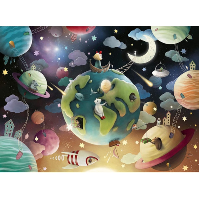 "Ravensburger 100pc- Planet Playground Puzzle"