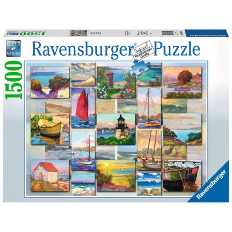 "Ravensburger 1500pc - Coastal Collage Puzzle"