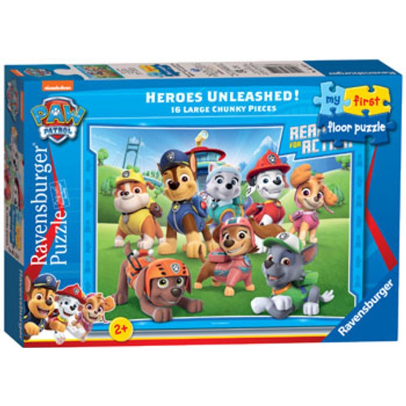 "Ravensburger 16pc - Paw Patrol Heroes Unleashed My First Floor Puzzle"