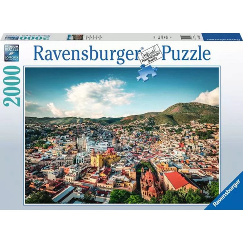"Ravensburger 2000pc - Colonial City in Guanajuato Mexico Puzzle"