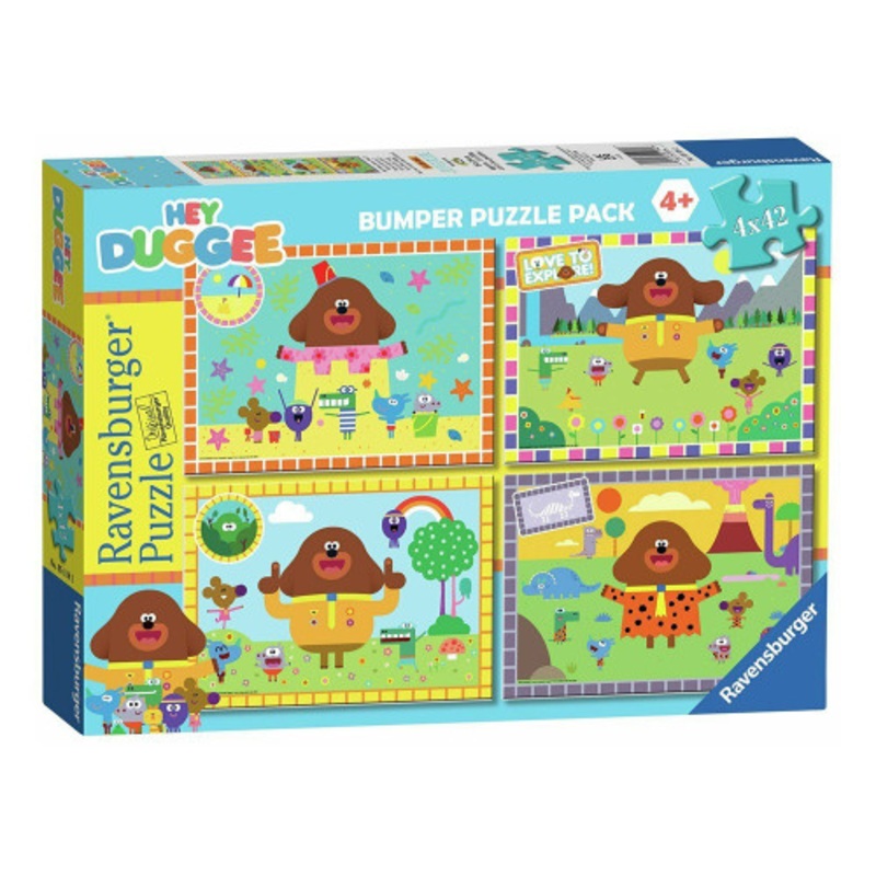 "Ravensburger  - Hey Duggee Bumper Puzzle 4 x 42pc"