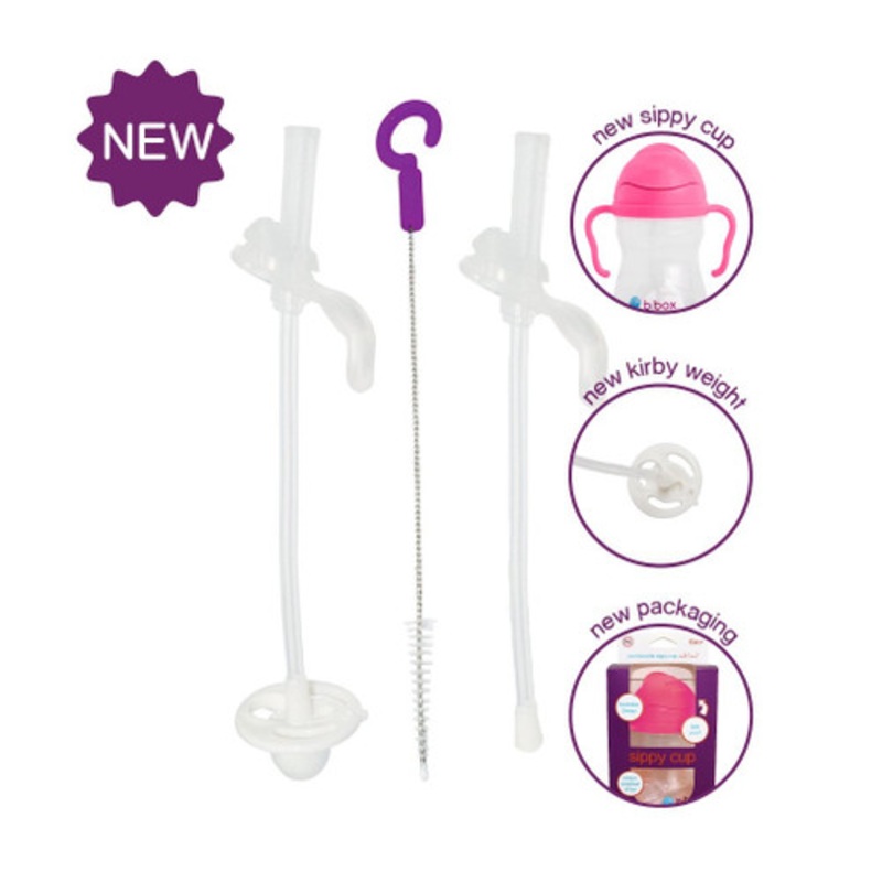 "B.Box Sippy Cup Replacement Straw and Cleaner - NEW"