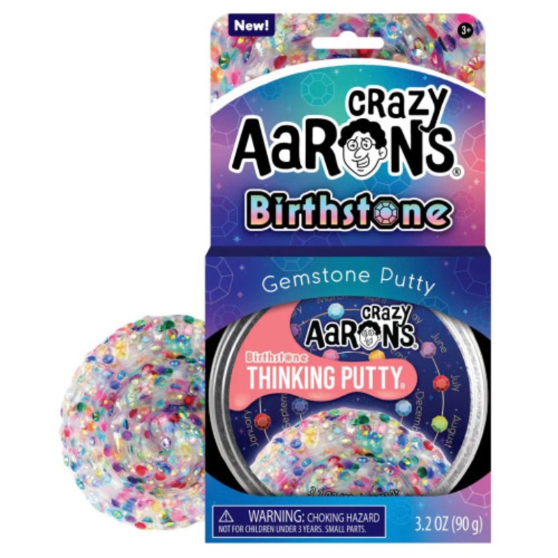 "Crazy Aaron's Thinking Putty - Birthstone 4" Tin"