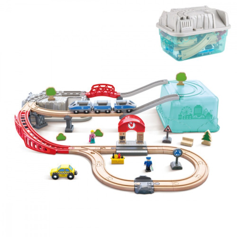"Hape Rail - City Train Bucket Set"