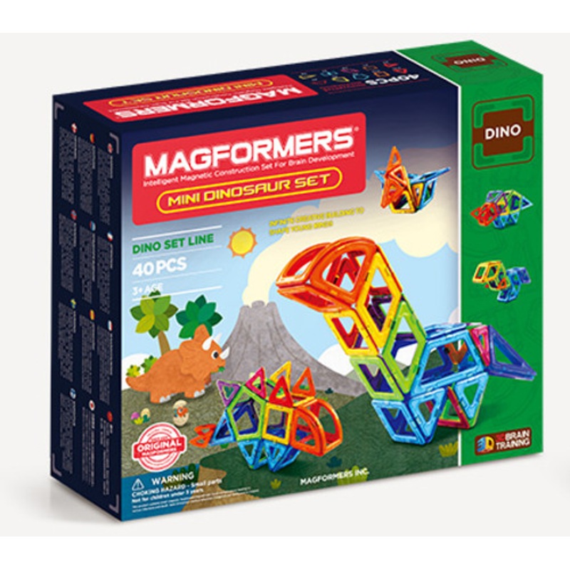 "Magformers - Mini Dinosaur Set 40 pce"