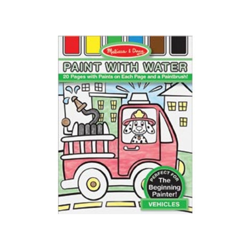 "Melissa & Doug Paint With Water - Vehicles"